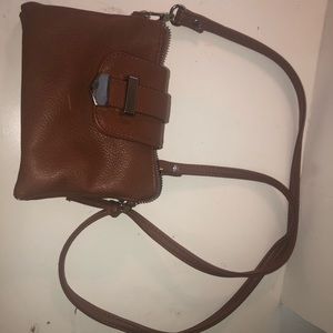 Brown Leather Crossbody